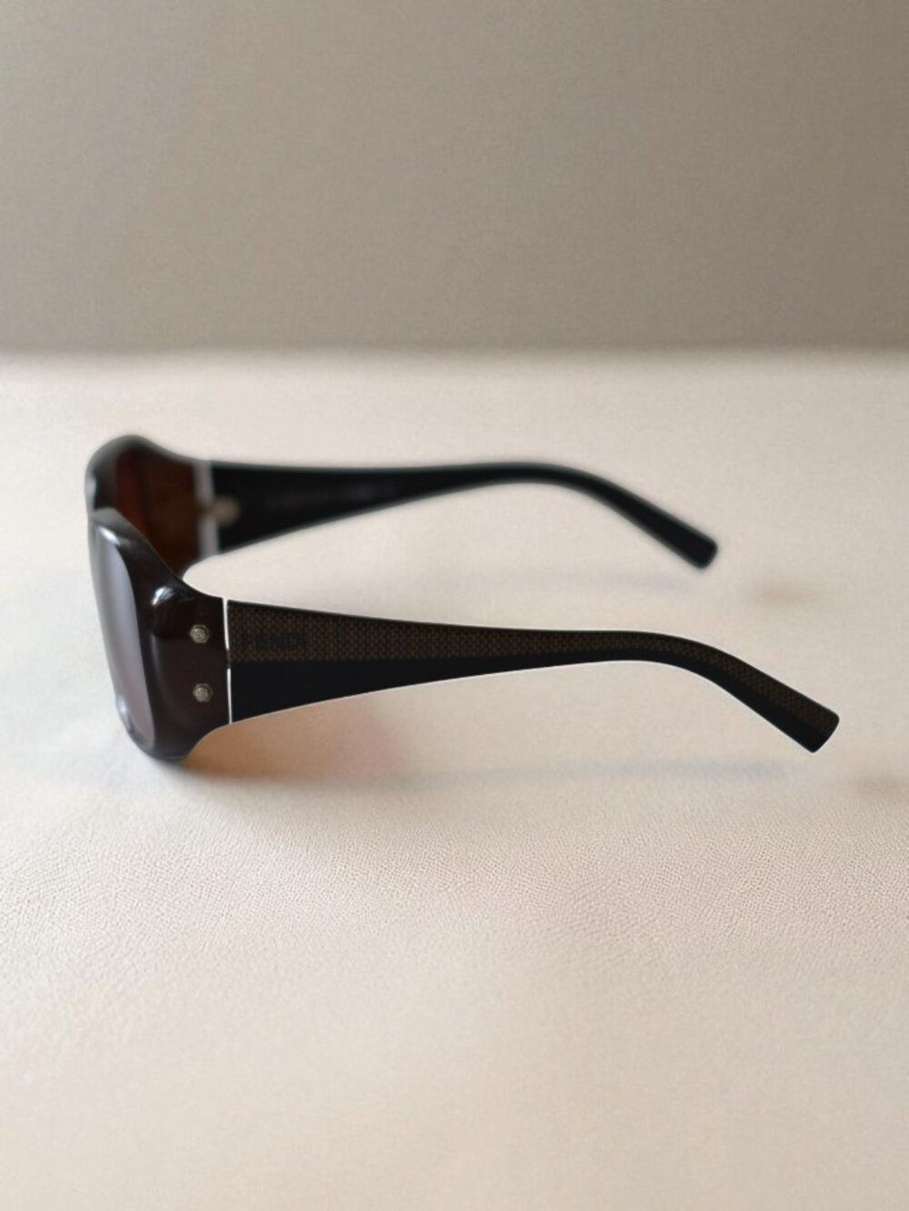 Fendi FS389 Y2K Sunglasses Brown Tortoise Vintage Designer 57▫15 125 - Picture 7 of 11